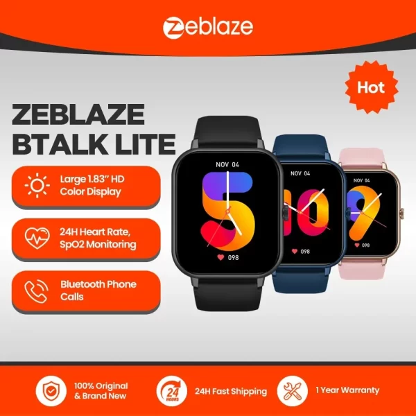 Smart Watch Zeblaze Btalk Lite